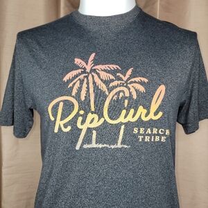 Rip Curl Men's Relaxed Fit Graphic T-Shirt - Size: Medium- Color: Gray